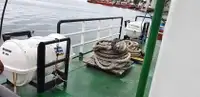 เรือขนส่งสัมภาระขึ้นฝั่งแบบมีถัง สำหรับขาย