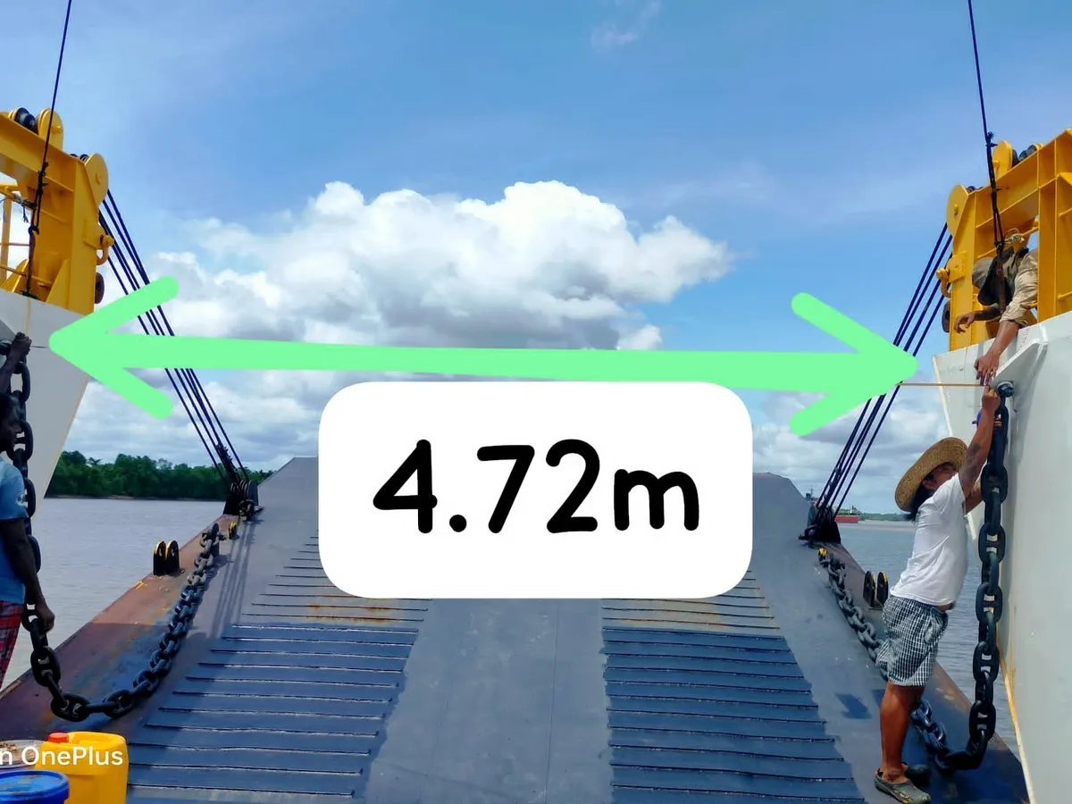 เรือขนส่งสัมภาระขึ้นฝั่งแบบมีถัง สำหรับขาย