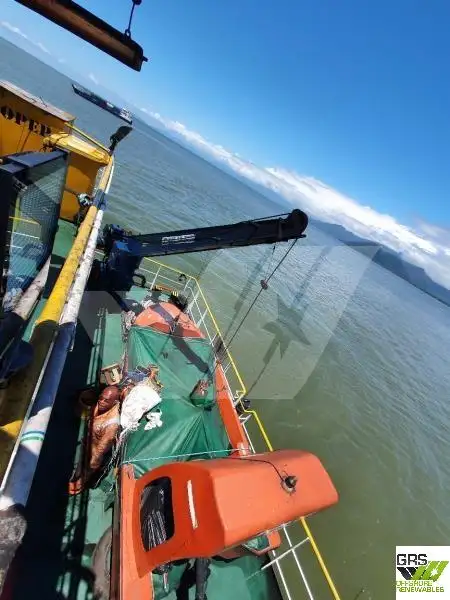 เรือขนส่งสัมภาระขึ้นฝั่งแบบมีถัง สำหรับขาย