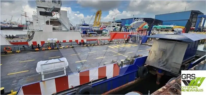 เรือขนส่งสัมภาระขึ้นฝั่งแบบมีถัง สำหรับขาย