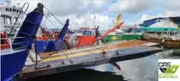 เรือขนส่งสัมภาระขึ้นฝั่งแบบมีถัง สำหรับขาย