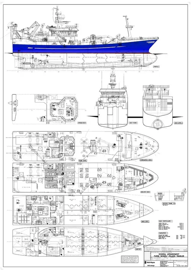 เรือลากอวนจับปลา สำหรับขาย