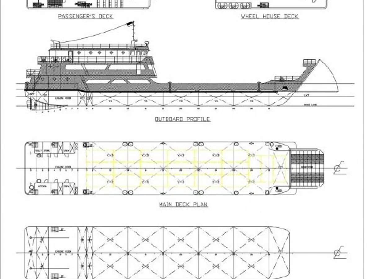 เรือบรรทุกสินค้า (Barge) สำหรับขาย