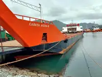 เรือขนส่งสัมภาระขึ้นฝั่งแบบมีถัง สำหรับขาย
