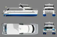 เรือสองลำ (Catamaran) สำหรับขาย