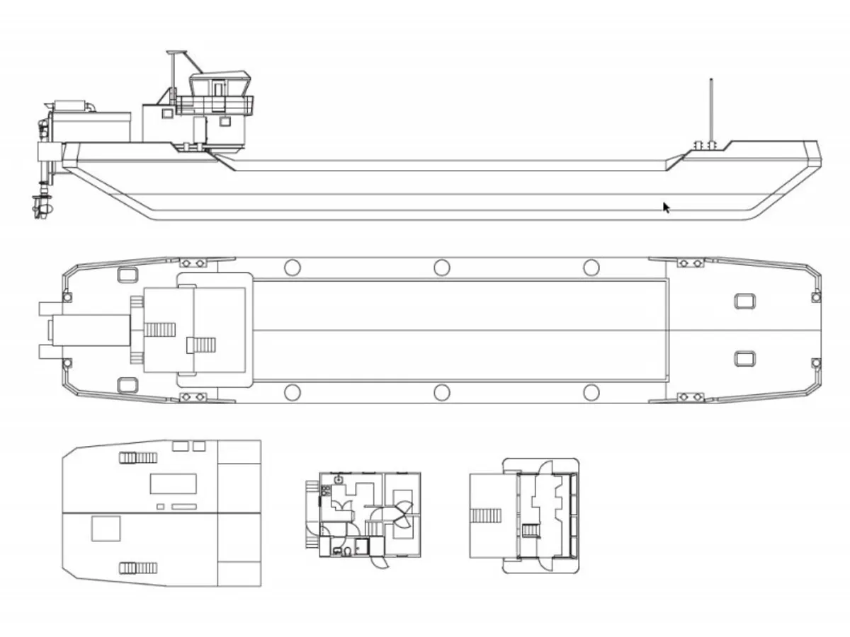 เรือบรรทุกสินค้า (Barge) สำหรับขาย
