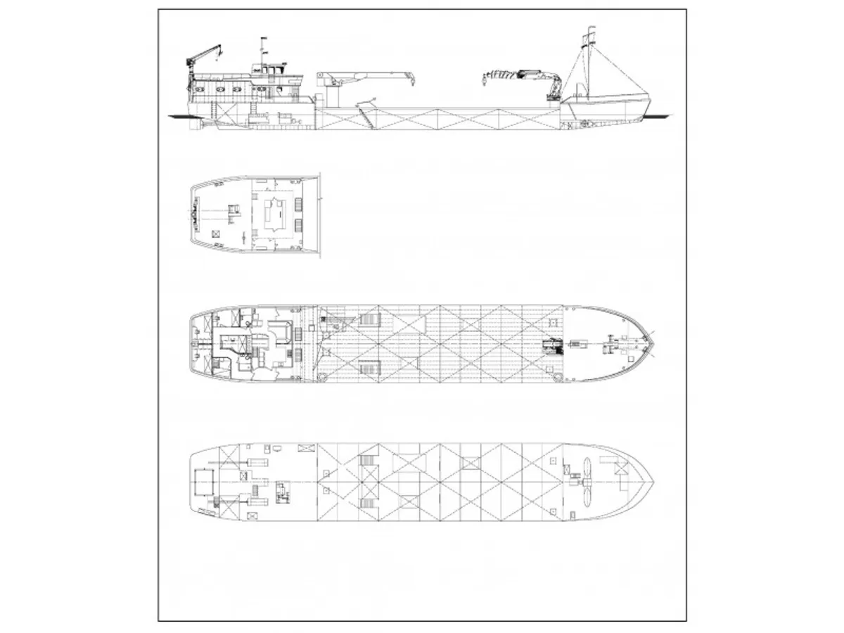 เรือบรรทุกสินค้า (Barge) สำหรับขาย