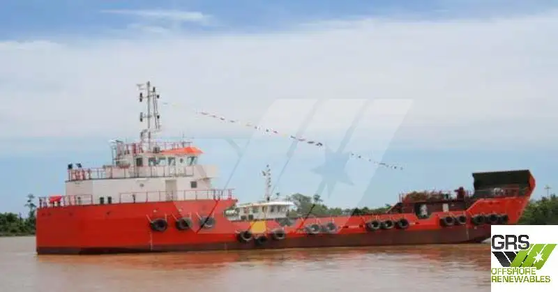 เรือขนส่งสัมภาระขึ้นฝั่งแบบมีถัง สำหรับขาย