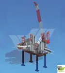 Jack-up drilling rig สำหรับขาย