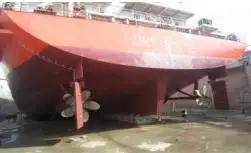 เรือขนส่งสัมภาระขึ้นฝั่งแบบมีถัง สำหรับขาย