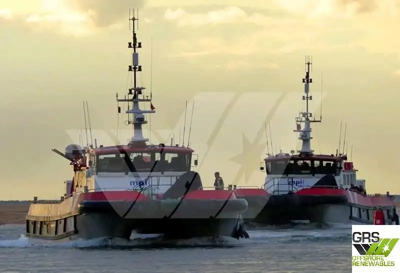 เรือบริการสำหรับฟาร์มกังหันลม สำหรับขาย