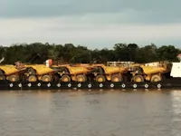 เรือขนส่งสัมภาระขึ้นฝั่งแบบมีถัง สำหรับขาย