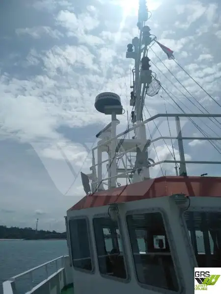 เรือขนส่งสัมภาระขึ้นฝั่งแบบมีถัง สำหรับขาย