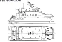 เรือสองลำ (Catamaran) สำหรับขาย