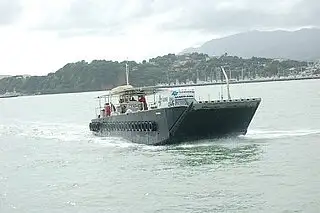 เรือขนส่งสัมภาระขึ้นฝั่งแบบมีถัง สำหรับขาย
