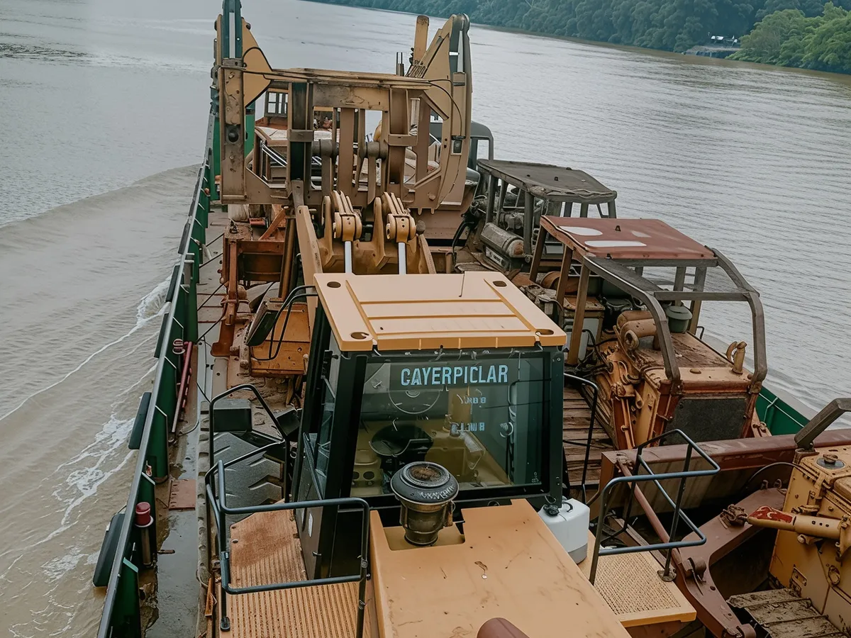 เรือขนส่งสัมภาระขึ้นฝั่งแบบมีถัง สำหรับขาย